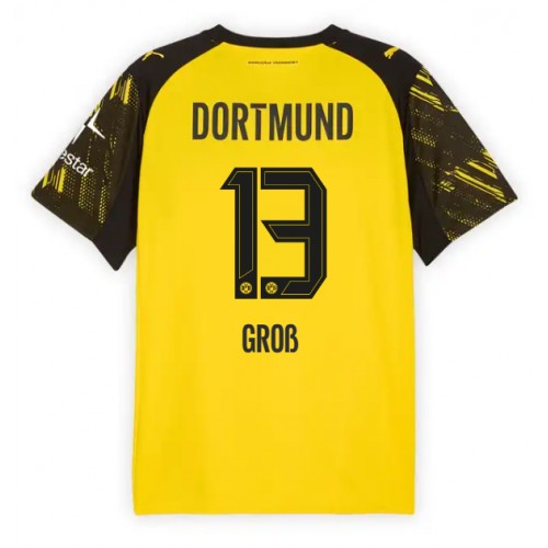 Stroje piłkarskie Borussia Dortmund Pascal Gross #13 Koszulka Podstawowej 2025-26 Krótki Rękaw
